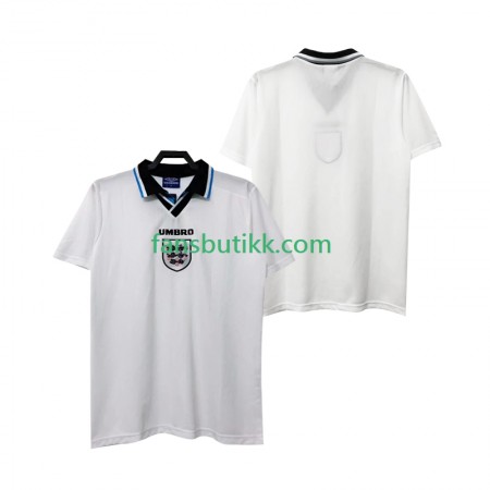 Fotballdrakt England Retro Hjemmetrøye 1996 Kortermet
